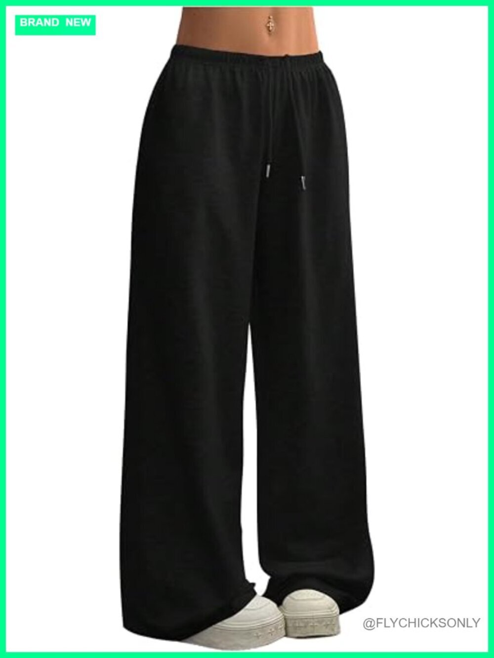 Baggy Sweatpants Drawstring Waist Wide Leg Loose Casual Long Pants